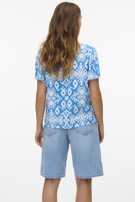 Vero Moda vmeasy joy v-neck ss blouse wvn ga